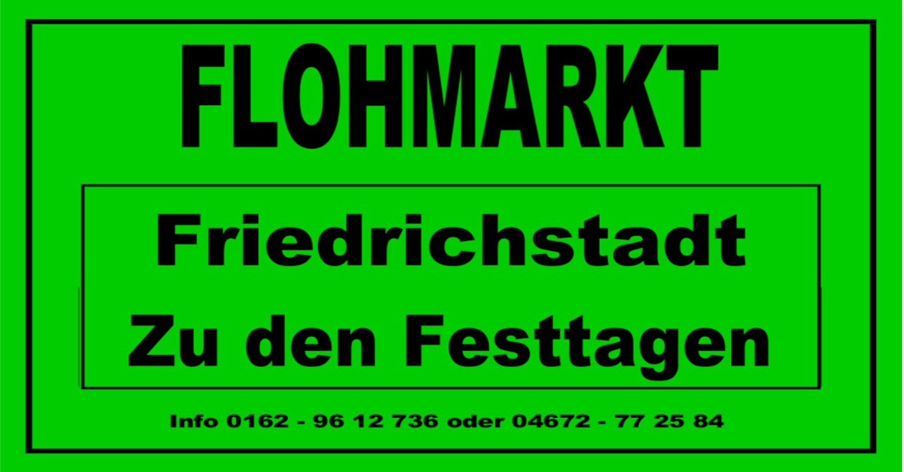 You are currently viewing Flohmarkt Friedrichstadt zu den Festtagen